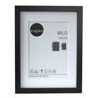 Ramka na zdjęcia Milo 18 x 24 cm czarna MDF Inspire