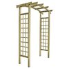 Pergola ogrodowa 160 x 72 x 223 cm drewniana z łukiem STELMET
