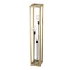 Lampa podłogowa KAGO drewniana 3 x E27 SPOT-LIGHT