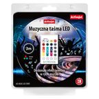 Zestaw taśmy muzycznej LED RGB z pilotem i zasilaczem w komplecie AJE-MUSIC LED STRIPE ACTIVEJET