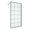 Kabina prysznicowa WALK-IN BLACK FRAME WELLNEO