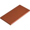 Płytka klinkierowa do parapetów ROT gładki czerwony 200x100x13 mm 25 sztuk w opak. Cerrad