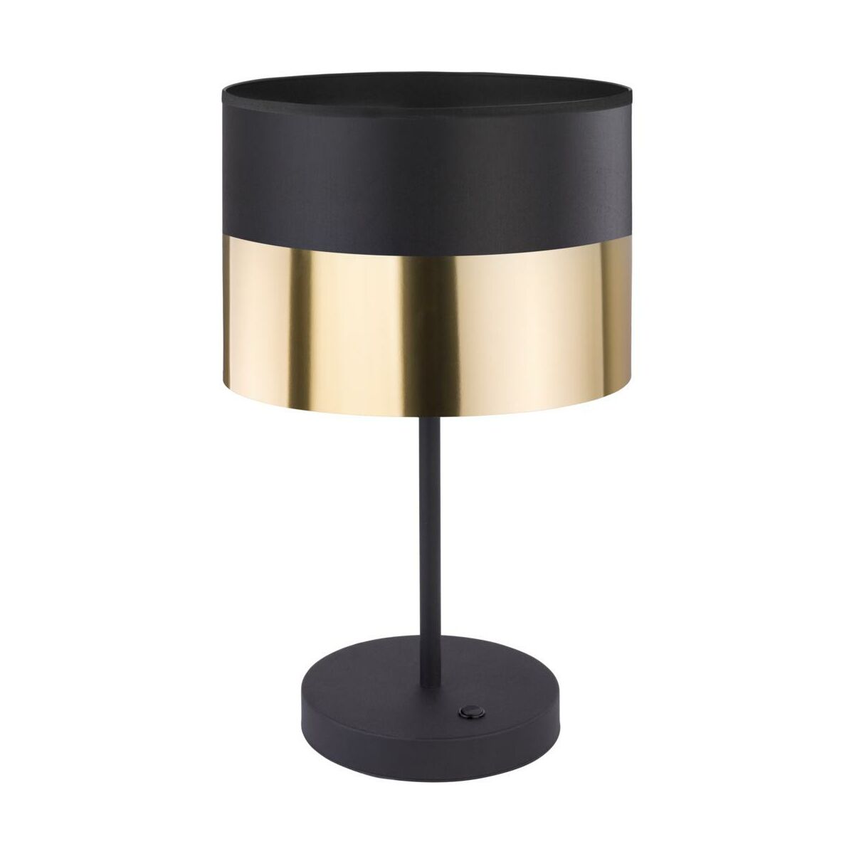 Lampa stołowa Londyn czarno-złota E27 TK Lighting