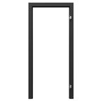 Ościeżnica regulowana do skrzydeł bezprzylgowych Vector 90 Prawa czarna 140-160 mm Porta