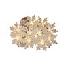 Lampki choinkowe ŚNIEŻYNKI dł. 180 cm 10 LED ciepła biel CORTINA