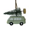 Zawieszka auto z choinką 8 cm 1 szt.