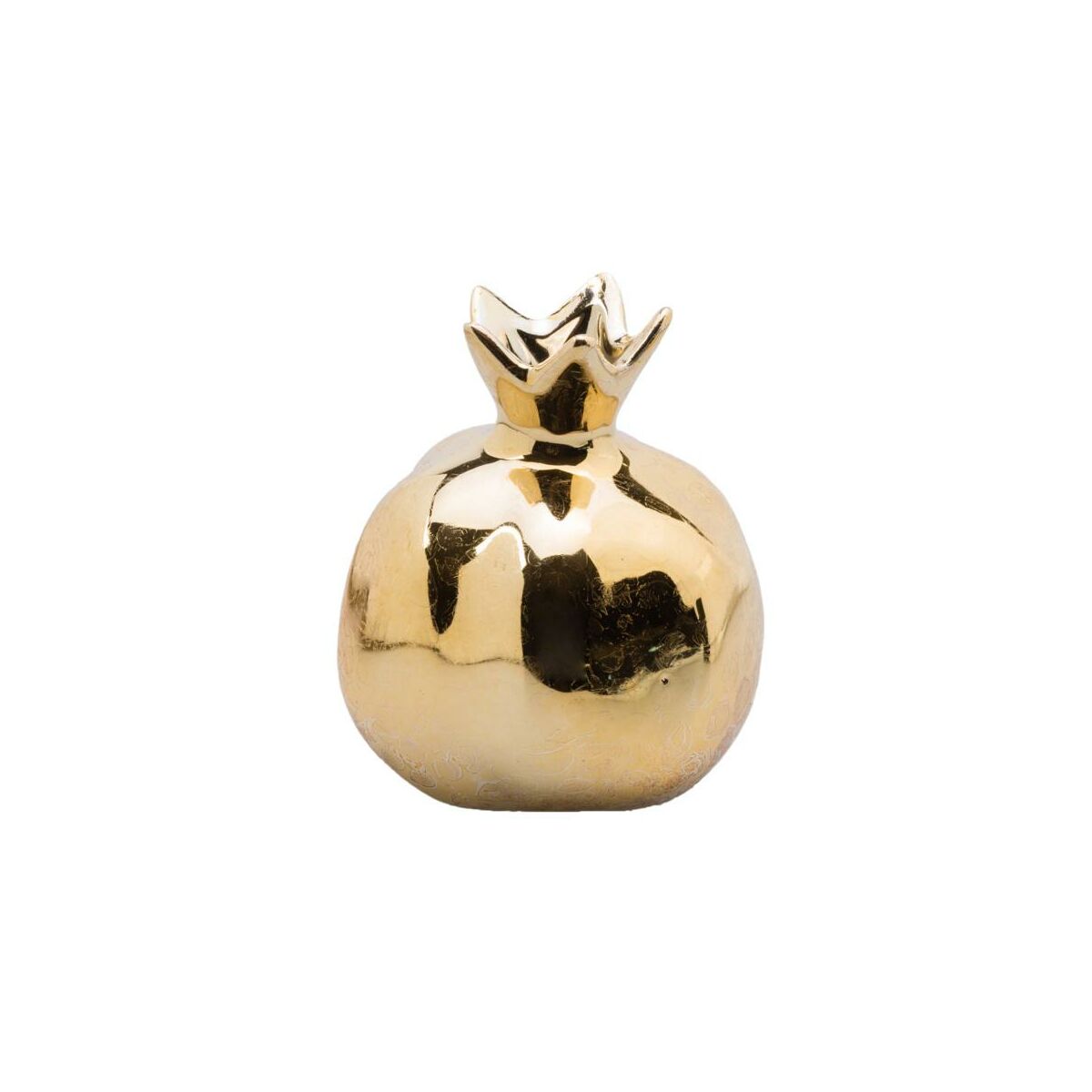 Figurka ceramiczna granat złoty wys. 10 cm