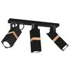 Listwa reflektorowa VIDAR czarna 3 x GU10 EKO-LIGHT