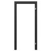 Ościeżnica regulowana do skrzydeł bezprzylgowych Vector 60 prawa czarna 120-140 mm Porta
