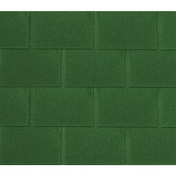 Gont bitumiczny Prostokąt zielony 3.2 m2 Hauser