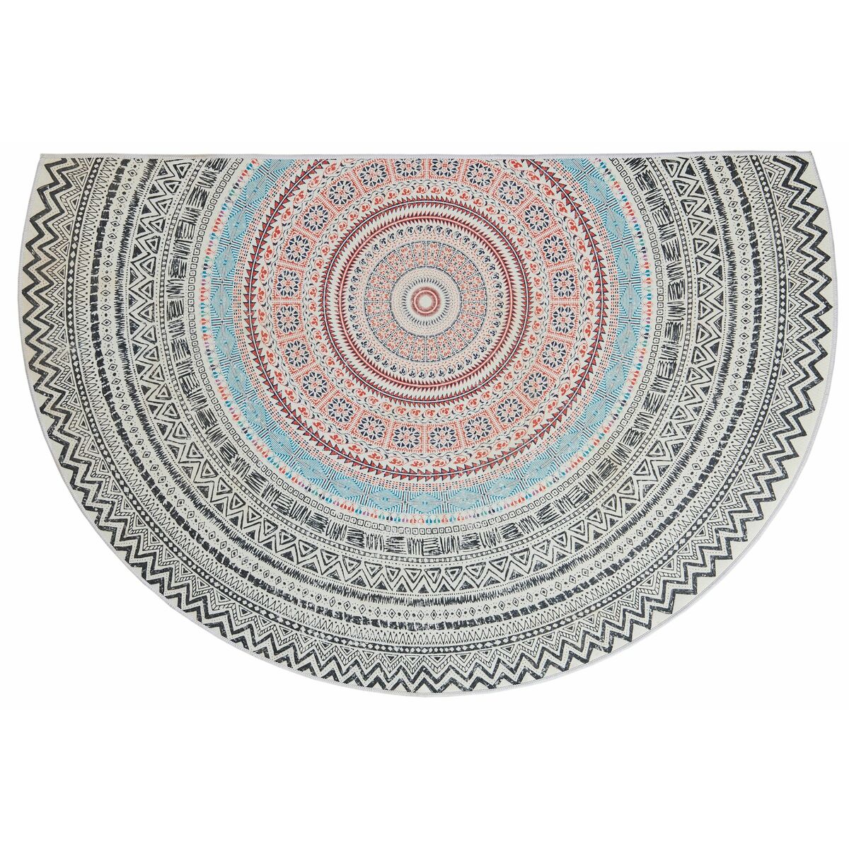 Dywanik półokrągły dekoracyjny LDY-68 pastelowy 90 x 60 cm