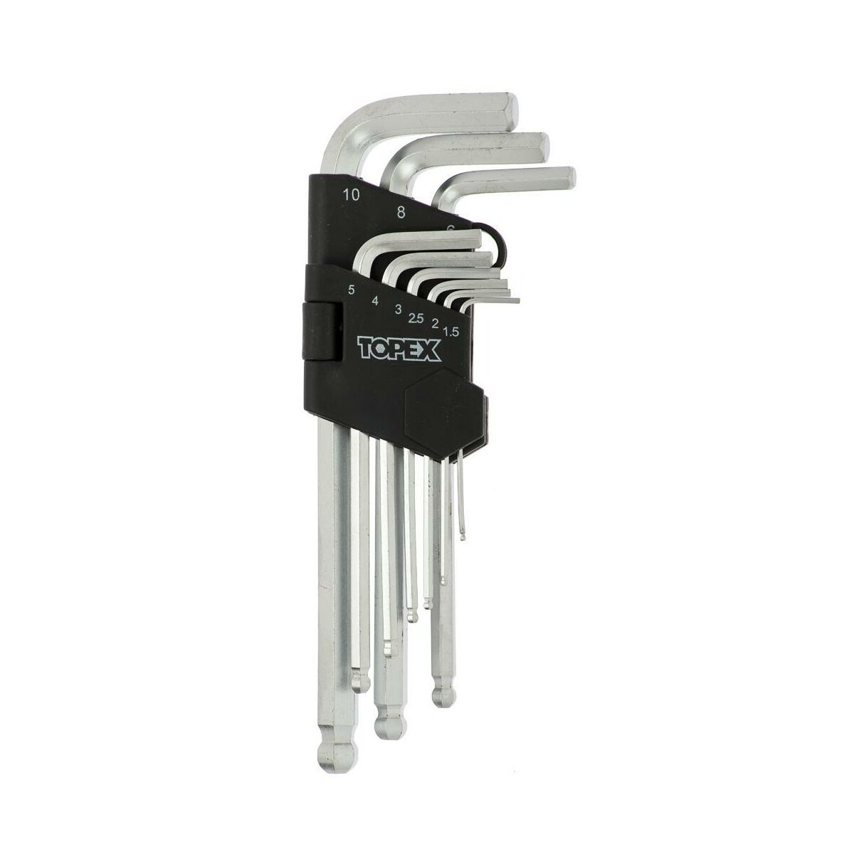 Zestaw kluczy imbusowych Hex 1.5 - 9 mm 35D957 Topex