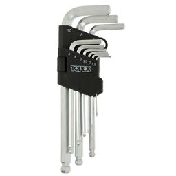 Zestaw kluczy imbusowych Hex 1.5 - 9 mm 35D957 Topex