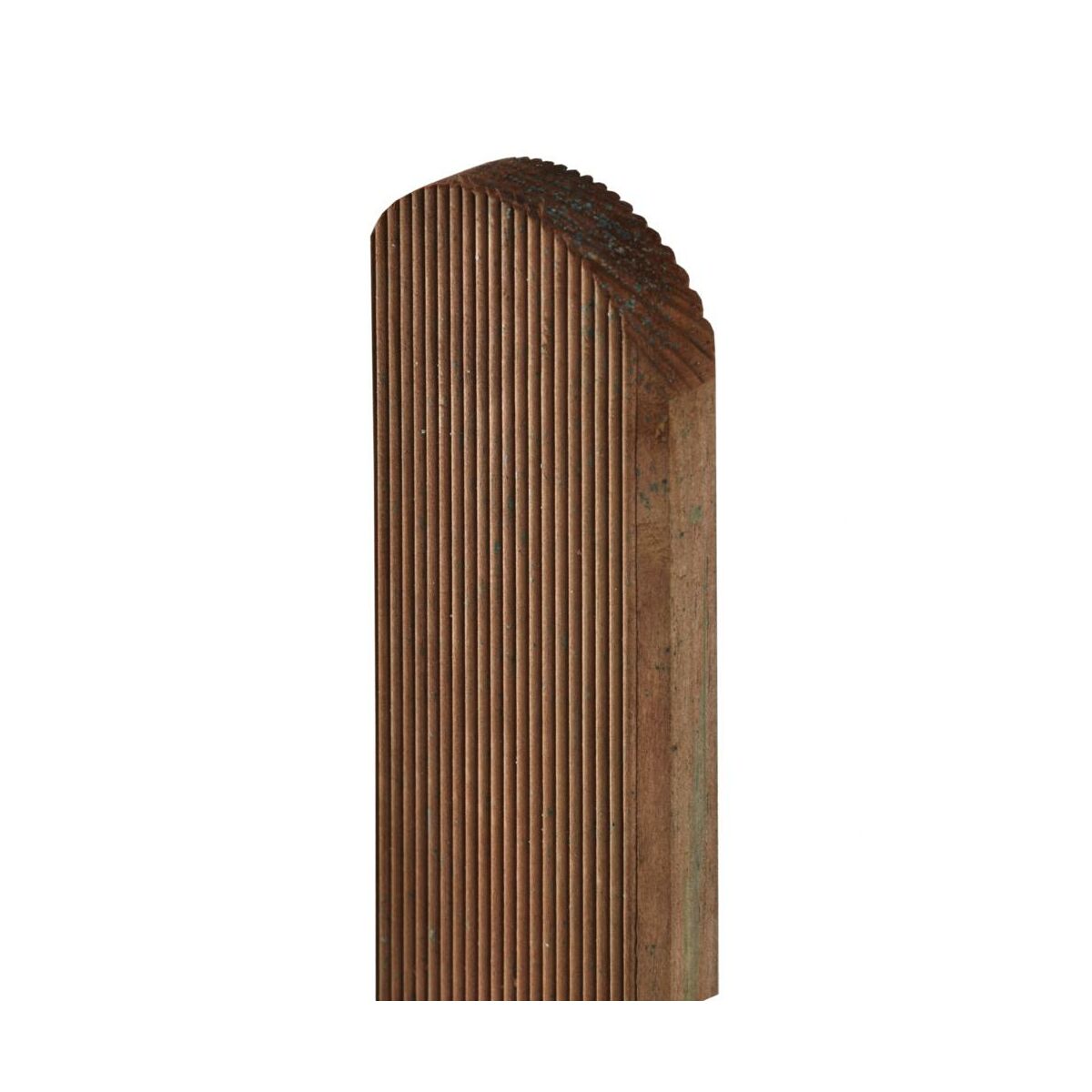 Sztacheta drewniana 9x2x150 cm ryflowana brązowa Sobex