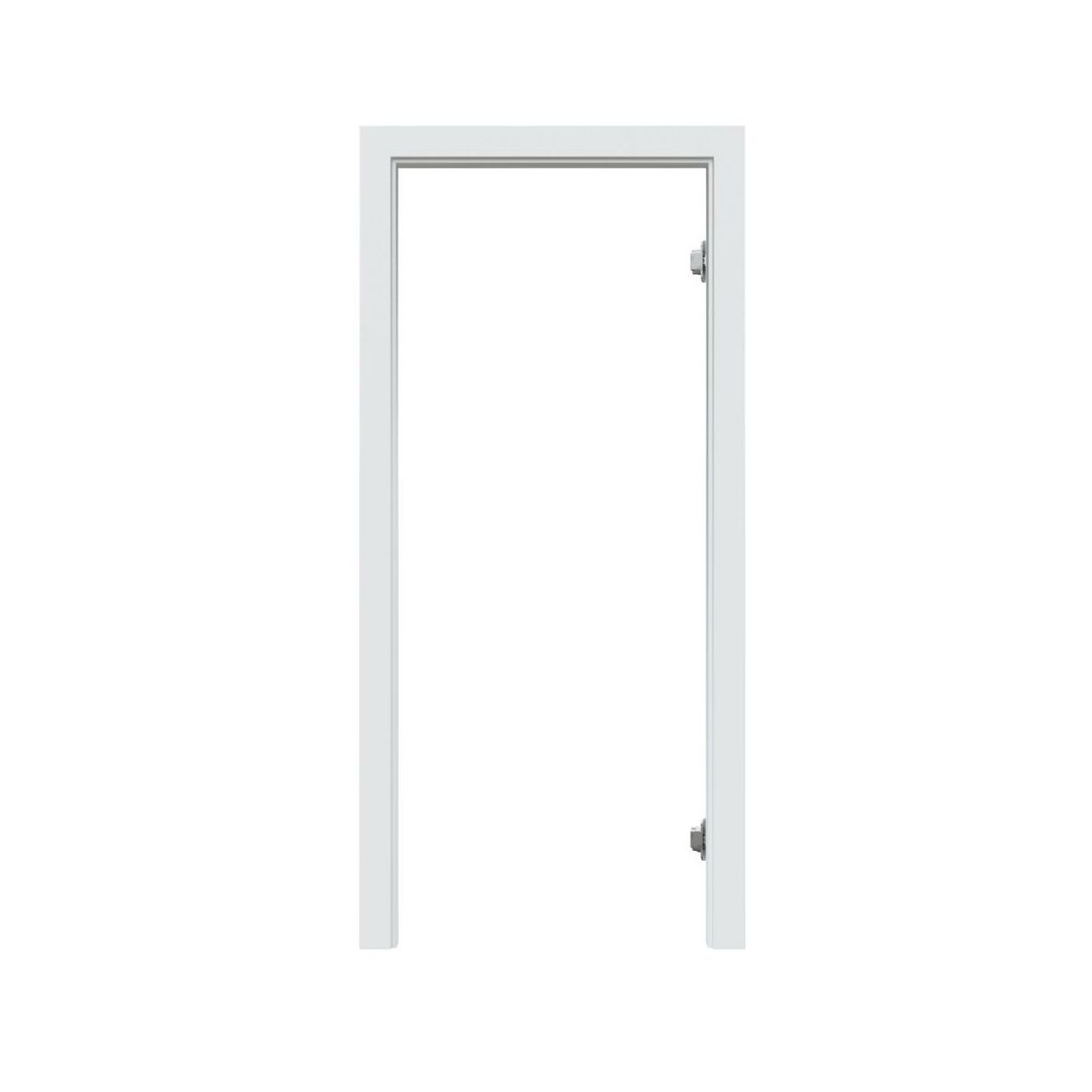 Ościeżnica regulowana do skrzydeł bezprzylgowych Loft 1.1 70 Prawa Biała CPL 120 - 140 mm Porta