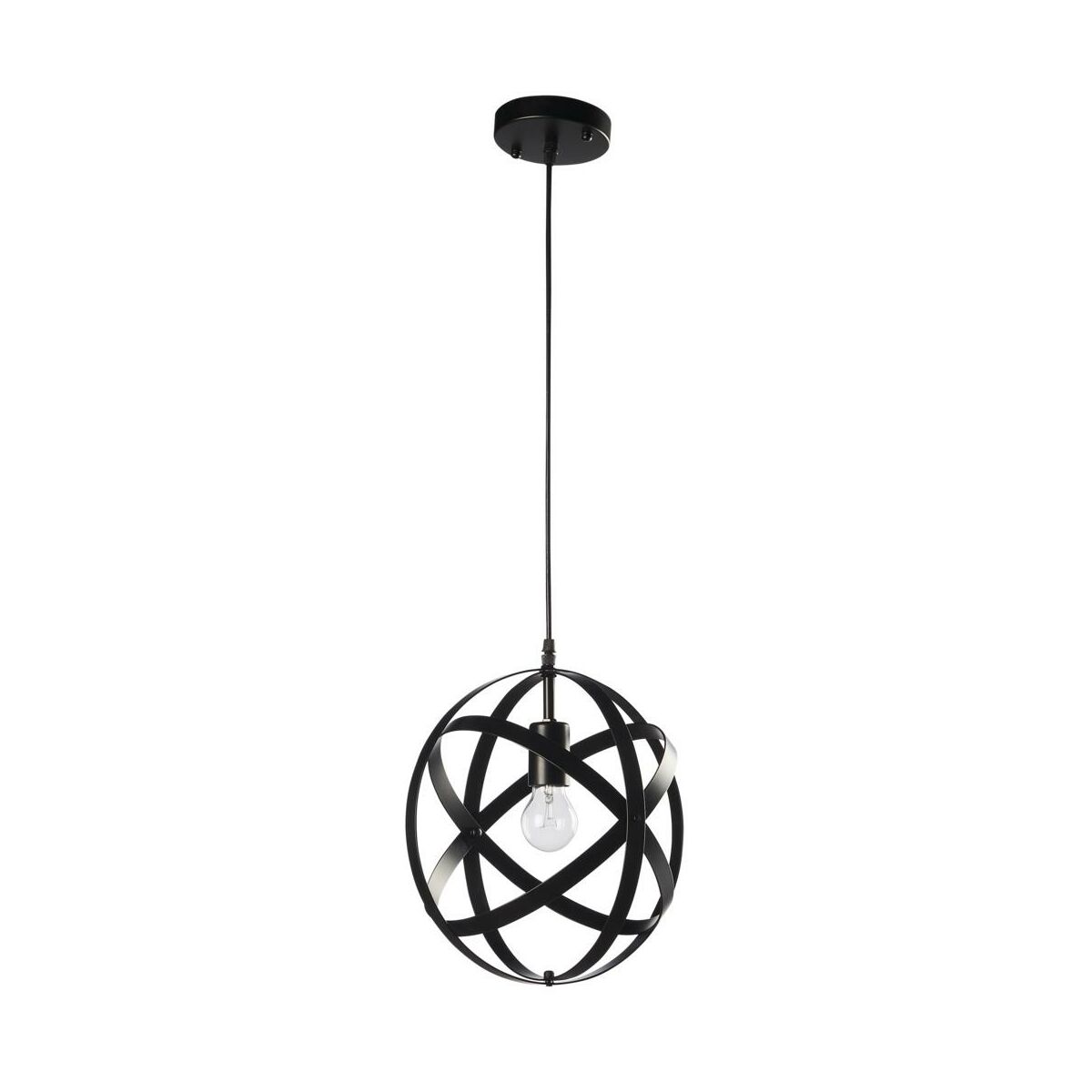 Lampa wisząca Iron czarna E27