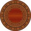 Dywan BARON bordowy 135 x 135 cm wys. runa 9 mm DYWILAN