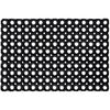 Wycieraczka zewnętrzna Domino 60 x 40 cm gumowa czarna