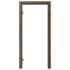 Ościeżnica REGULOWANA do skrzydeł bezprzylgowych 80 Lewa Dąb brązowy 160 - 180 mm PORTA
