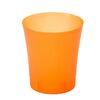 Osłonka na doniczkę 12.5 cm plastikowa pomarańczowa ORCHIDEA