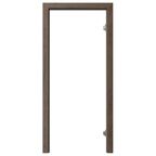 Ościeżnica REGULOWANA do skrzydeł bezprzylgowych 70 Prawa Dąb brązowy 120 - 140 mm PORTA