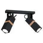 Listwa reflektorowa VIDAR czarna 2 x GU10 EKO-LIGHT