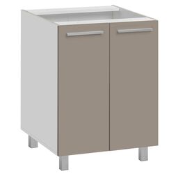 Szafka kuchenna stojąca Salma 60 cm kolor kawa mrożona