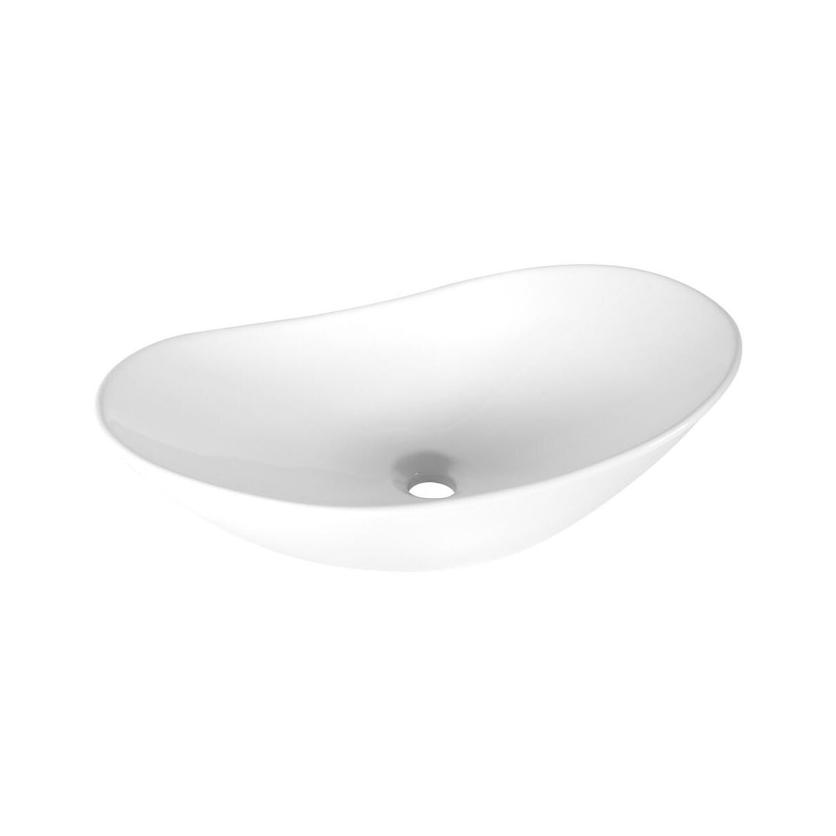 Umywalka ceramiczna nablatowa Westa 60.5 x 36 Basaro
