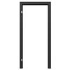 Ościeżnica regulowana do skrzydeł bezprzylgowych Vector 80 lewa czarna 140-160 mm Porta