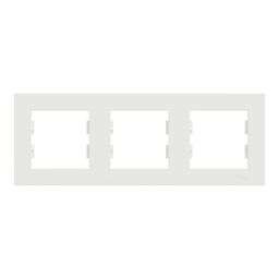Ramka portójna pozioma Miluz Ed biała SCHNEIDER ELECTRIC