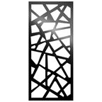Panel ażurowy Matrix Czarny półmatowy 90 x 200 cm