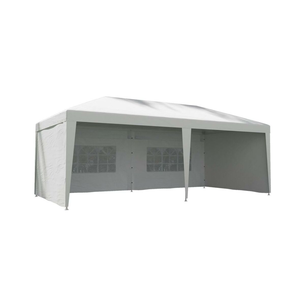 Pawilon/namiot ogrodowy Bruma 3x6 m biały z oknami