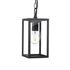 Lampa ogrodowa wisząca MALMO IP44 czarna E27 POLUX
