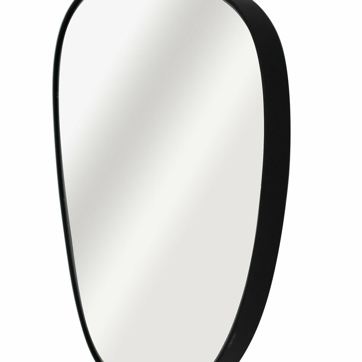 Lustro Adonis czarne 32 x 30 cm Inspire