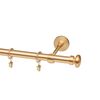 Karnisz PRADO FLAT BALL 200 cm pojedynczy złoty 19 mm