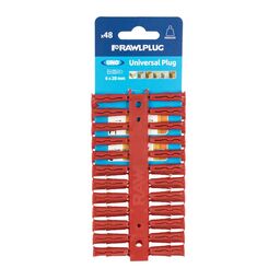 Kołek uniwersalny 6 x 28 mm Uno-Red 48 szt. Rawlplug