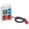 Rozdzielnia siłowa RS 1 / 4 6213 - 10 / 2 X 2P + Z 2 X 3P + N + Z 16 / 32 ELEKTRO - PLAST
