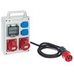 Rozdzielnica elektryczna bez wyposażenia RS 1 / 4 6213 - 10 / 2 X 2P + Z 2 X 3P + N + Z 16 / 32 ELEKTRO-PLAST