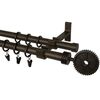 Karnisz RETRO 240 cm podwójny miedź 19 mm metalowy