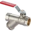 Zawór kulowy 1/2" z filtrem CALIDO