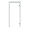 Ościeżnica regulowana do skrzydeł bezprzylgowych 90 Prawa Dąb biały Satin 120 - 140 mm Porta