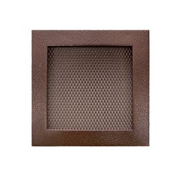 Kratka kominkowa 17 x 17 cm Stara miedź NORDFLAM