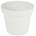 Doniczka plastikowa 26 cm biała PATIO PATROL