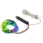 Lampki choinkowe na druciku 180 LED multikolor 2 m