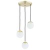 Lampa wisząca LIVIA IP22 biało-złota E27 PREZENT