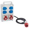 Rozdzielnica elektryczna bez wyposażenia RS 6214 - 10 / 2 X 3P + N + Z 16 / 32A ELEKTRO-PLAST