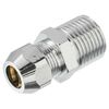 Łącznik CHROMOWANY 1/2" x 10 mm EQUATION