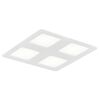 Oprawa schodowa QUADRICA 24 cm biała kwadratowa LED PREZENT