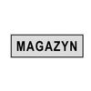 Znak informacyjny 'Magazyn' 8x22 cm