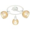 Spirala ATARRI biała z drewnem E14 CANDELLUX